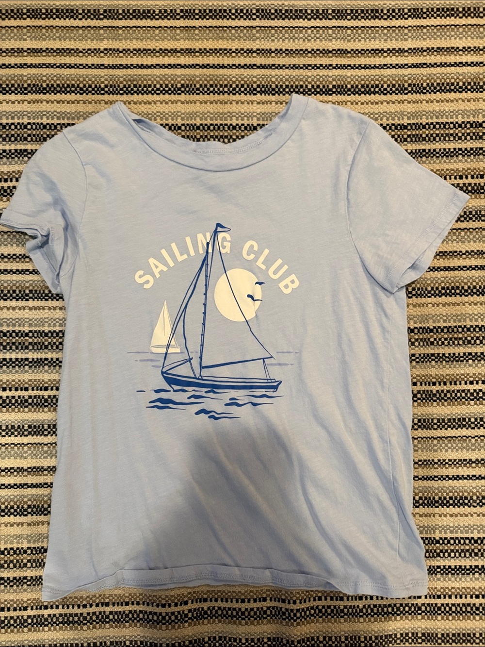 LOFT Light Blue Sailing Club Graphic Tee